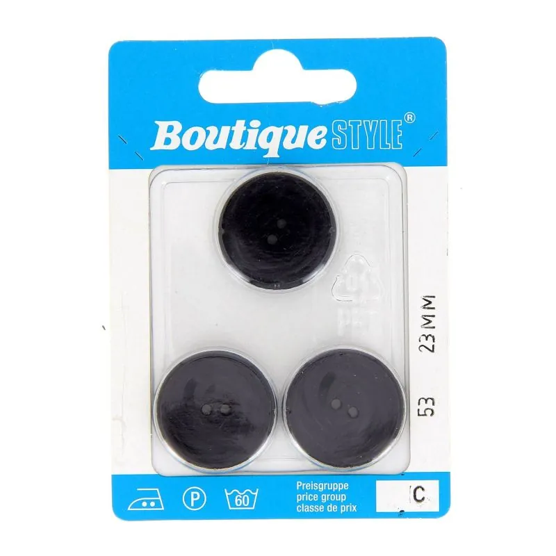 3 button card 23mm price code C -pos 53
