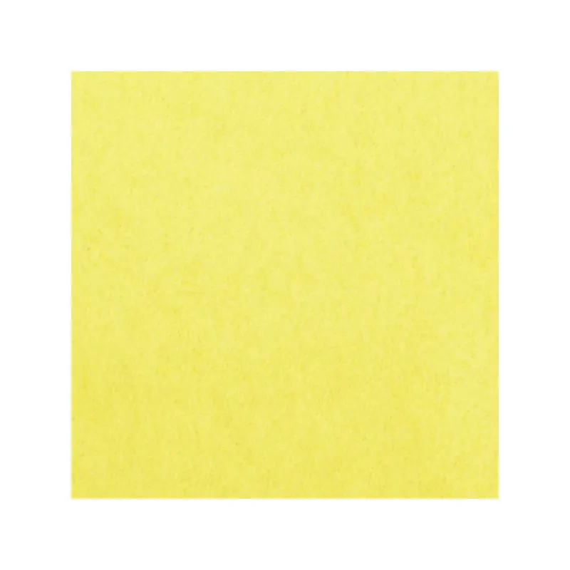 Plain yellow felt fabric
