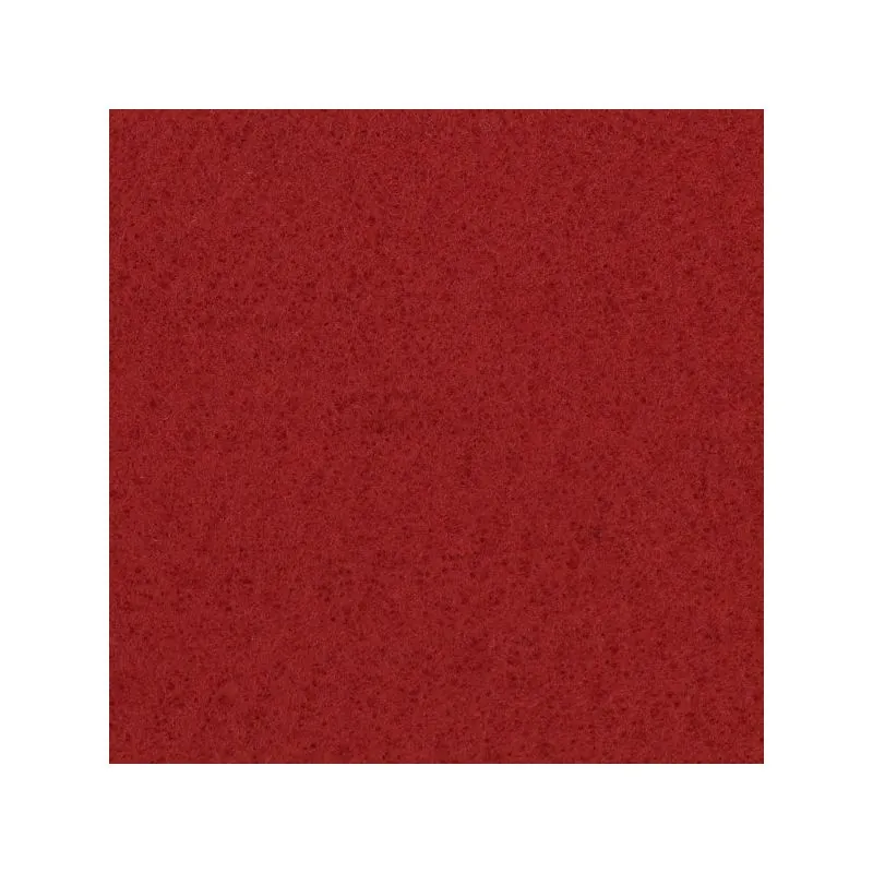 Fabric Felt plain dark red