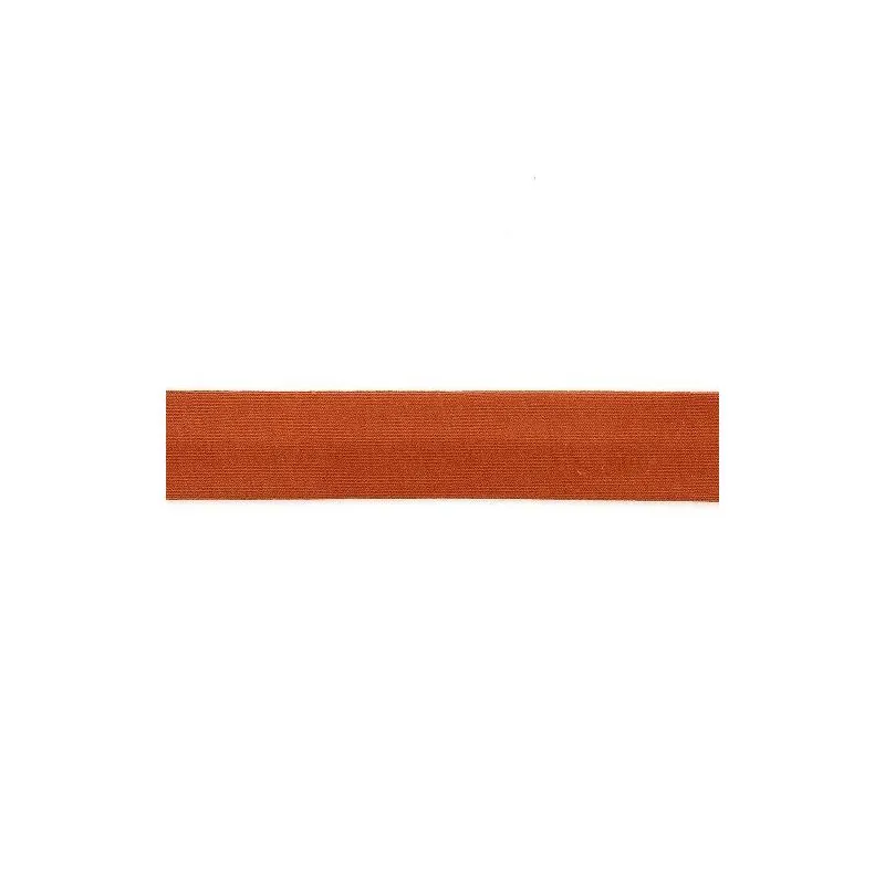 Orange brown Jersey bias tape - 20 m - 20 mm
