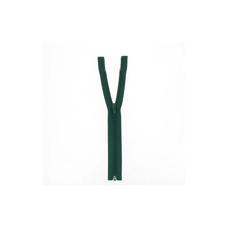 Fir green zipper - n°6 separable 65 cm