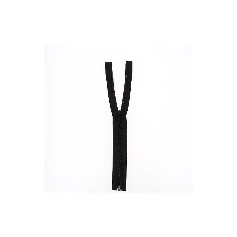 Black zipper n°6 separable 75 cm
