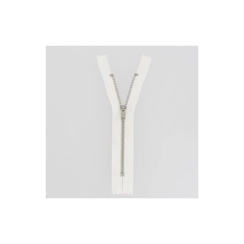 White zipper non separable pants - 18 cm