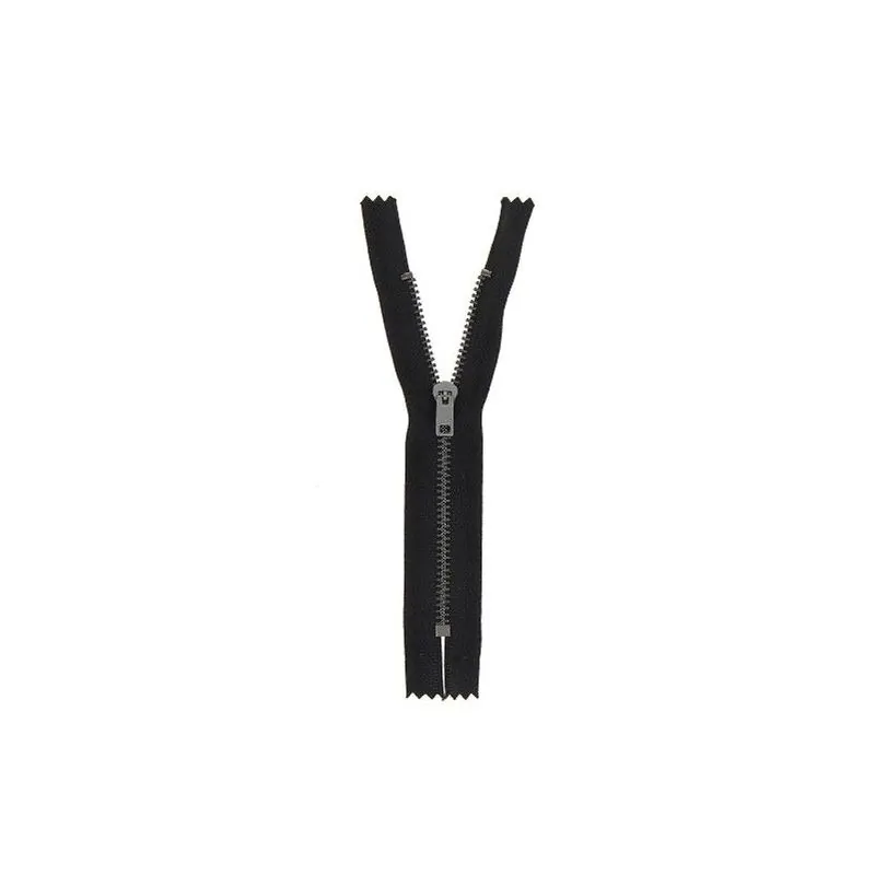 Black zipper pants - non separable - 20 cm
