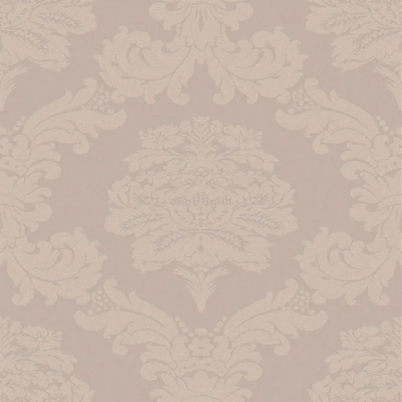 Damasco fabric in taupe color