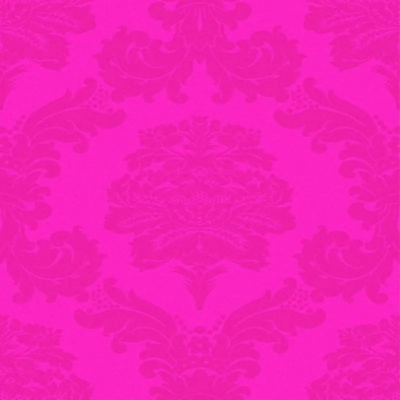 Fuchsia pink Damasco fabric