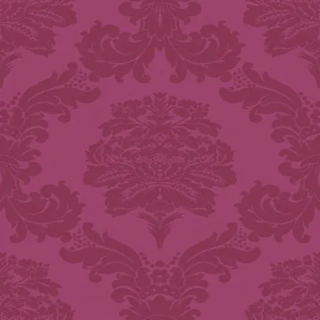 Tissu Damasco de couleur framboise