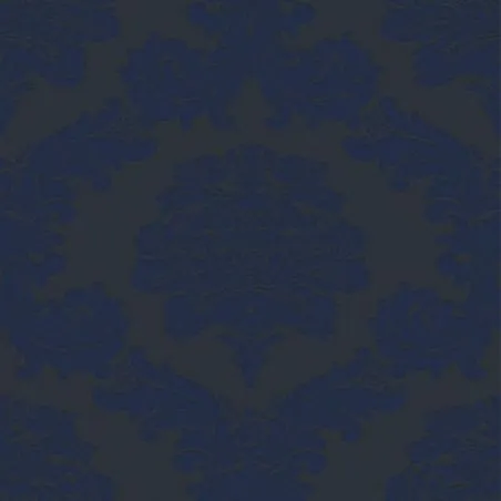 Tissu Damasco de couleur bleu nuit