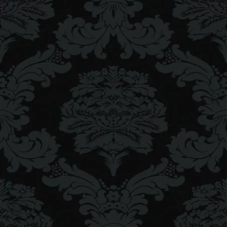 Tissu Damasco de couleur noir