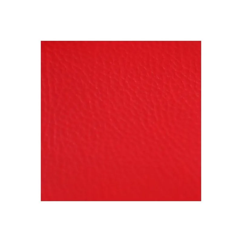 Red leatherette