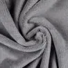 Grey bamboo terry cloth