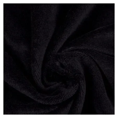 Tissu éponge de bambou noir