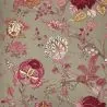 Fabric DARJEELING BACHETTE 100% COTTON printed pink