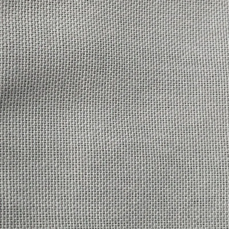 Fabric RICHMOND GREY PEARL 1/2 PANAMA 100% COTTON UNI