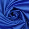 Tissus satin polyester bleu roi - Toucher soie