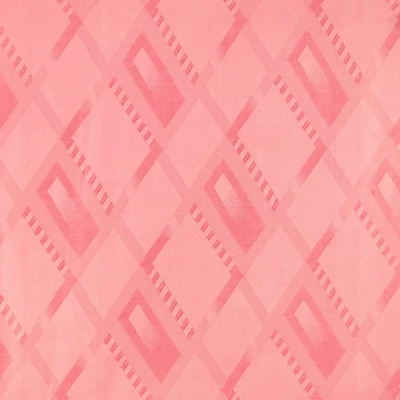 copy of Bazin riche saumon imprimé motifs géométriques